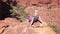 Woman at Kings Canyon Australia