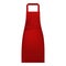 Woman kitchen apron mockup, realistic style