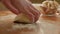 Woman Kneading Dough