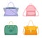 Woman leather casual bags, fashion handbag collection