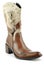 Woman leather cowboy boot