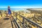 Woman looking Australian Stromatolites