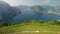 woman in Lugano Monte Bre mount