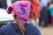 Woman from the Mestizo ethnic group in Otavalo, Ecuador