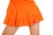 Woman orange skirt