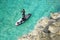 Woman Paddling on SUP board