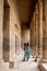 Woman between Pillars of Philae