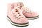 Woman pink hiking boots