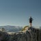 Woman Places Hands on Hips at Yosemite Overlook