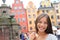 Woman portrait in Europe, Stortorget, Stockholm