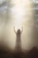 woman praying for her health. deliverance. god\\\'s light.