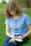 Woman Praying Rosary