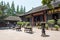 Woman praying in Wenshu buddhist monastery