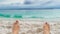 Woman relax on beach