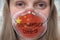 Woman with respirator mask - Coronavirus COVID, MERS, SARS conce