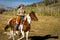 Woman Riding Horse