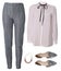 Woman\'s everyday outfit.