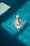 Woman\'s Legs Diving Into The Pool