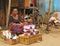 Woman selling curd - Tangalla Market (Sri Lanka)