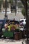 Woman selling fruits in a street of Santa Cruz, Bolivia