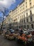 A woman sells fruit outside of the Golden Gates in Kyiv - UKRAINE