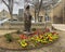 \\\'Woman With Shawl\\\' by Shirley Thomson-Smith in downtown Edmond, Oklahoma.