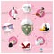 Woman Shopping Beauty And Fashion Lifestyle Infographic