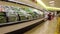 Woman shopping inside supermarket