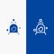 Woman, Shower, Wash, Cleaning Line and Glyph Solid icon Blue banner Line and Glyph Solid icon Blue banner