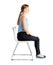 woman sitting chair pictures