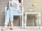 Woman sitting on wood weave chair in house for reading a white book in free time in the afternoon , relax time and lifestyle of as