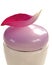 Woman skin care creme with rose leaf