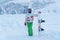 Woman snowboard. snowboarder. winter snow snowboard