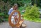 Woman Spinning Wool