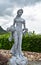 Woman statue with angels in Villa Giulia