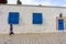 Woman in street in Sidi Bou Said, Tunisia