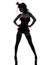 woman stripper showgirl silhouette