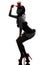 woman stripper showgirl silhouette