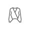 Woman sweater line icon