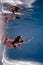 Woman Swimming Pool Underwater Active Fitness Time