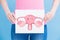 Woman take uterus billboard