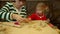 Woman and toddler girl preparing gingerbread for family Christmas eve dinner.