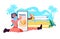 woman tourist using mobile app for planning travel summer vacation holiday time to travel concept horizontal