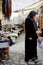 Woman in typical market, Turkey