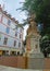 Woman with a vase or Nymph fountain in Bratislava, Slovakia