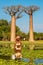 Woman from village near Baobabs avenue