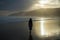 Woman Walking on the Beach during Sunset in Wilderness, South Af