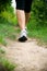 Woman Walking Cross Country and Trail