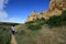 Woman Walking on Hoodoo Trail