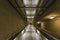 Woman walking up a Barbican Centre Pedestrian Ramp